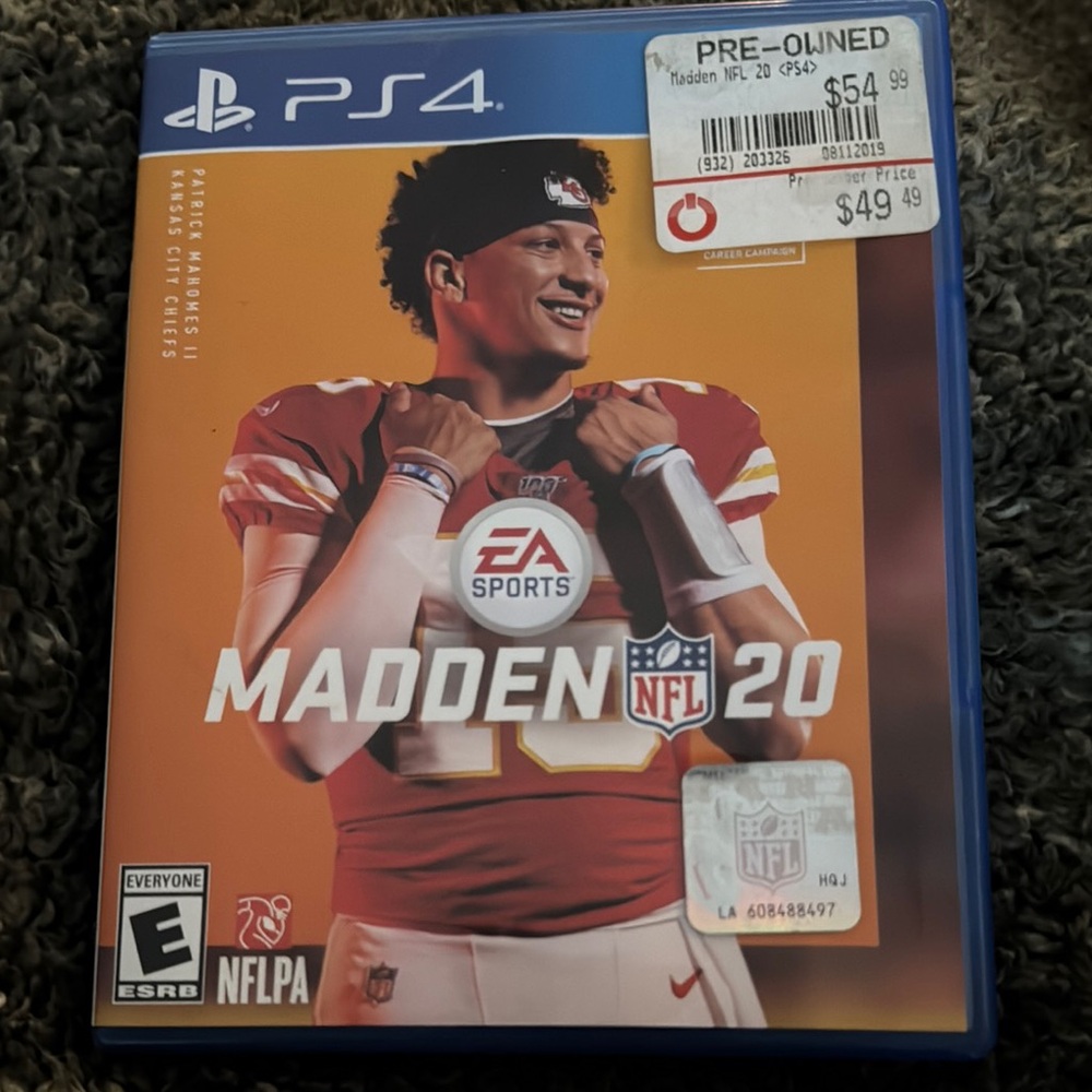 Madden NFL 20 PS4 Game